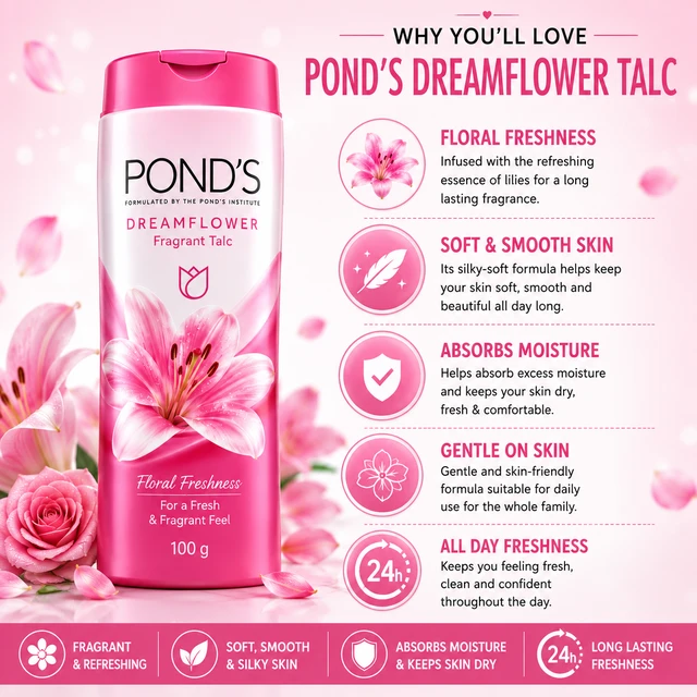 POND’S Dreamflower Talc - 100 g