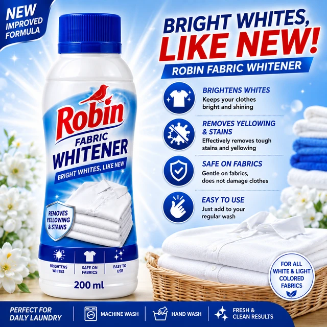 Robin Fabric Whitener - 200 mL