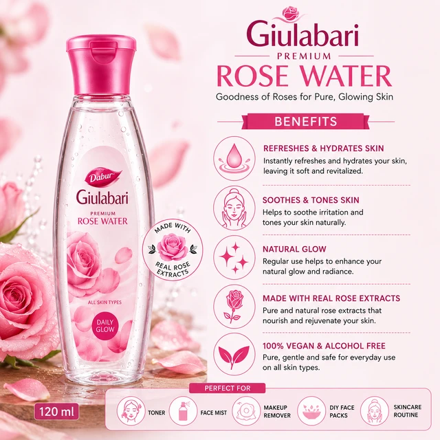 Gulabari Rose Water - 120 ML