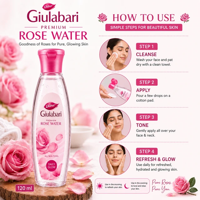 Gulabari Rose Water - 120 ML