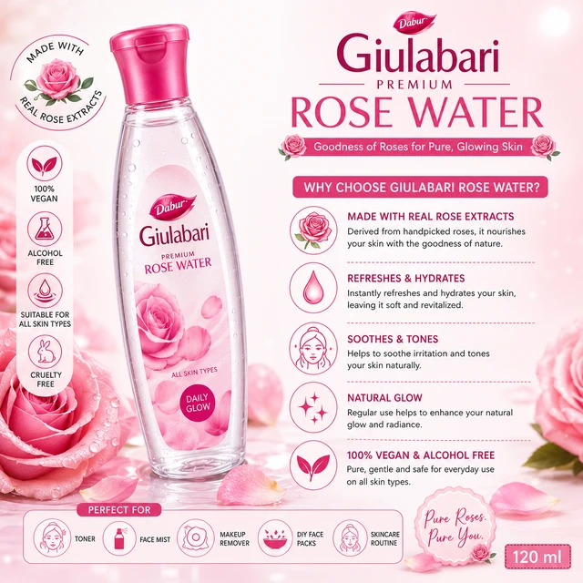 Gulabari Rose Water - 120 ML