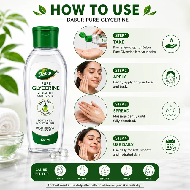 Dabur Pure Glycerine - 120 ML