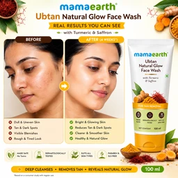 Mamaearth Ubtan Natural Glow Face Wash - 100 ML
