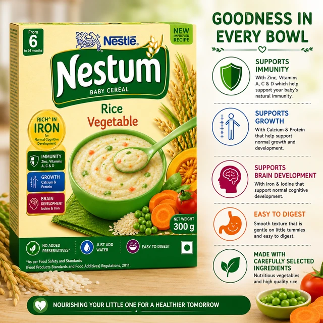 Nestle Nestum Rice vegetable - 300 g