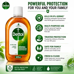 Dettol Original Liquid - 500 mL