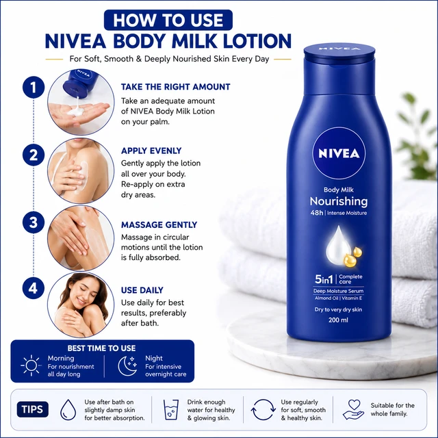 Nivea Body Milk Lotion - 200 ML