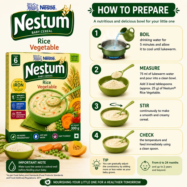 Nestle Nestum Rice vegetable - 300 g