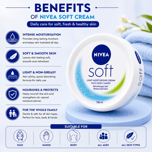 Nivea Soft Cream - 100 ML