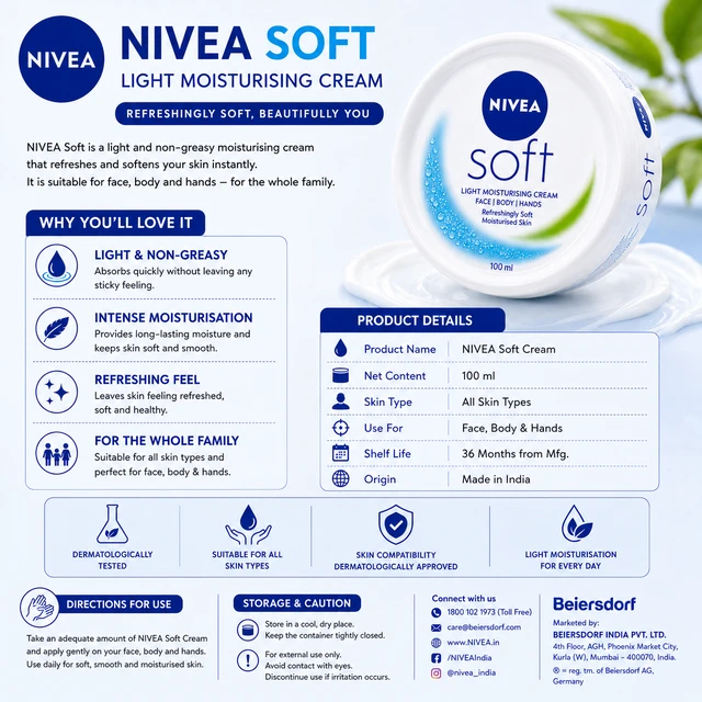 Nivea Soft Cream - 100 ML