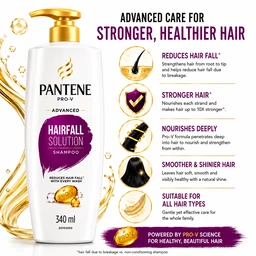 Pantene Advanced Hairfall Solution Shampoo - 340 mL