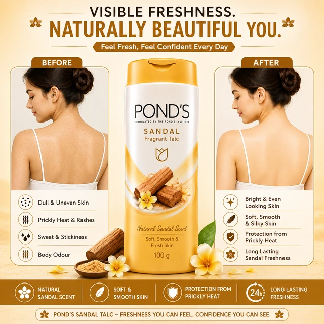 POND’S Sandal Talc - 100 g