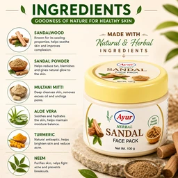 Ayur Sandal Face Pack