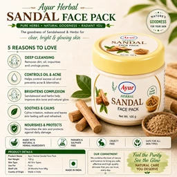 Ayur Sandal Face Pack