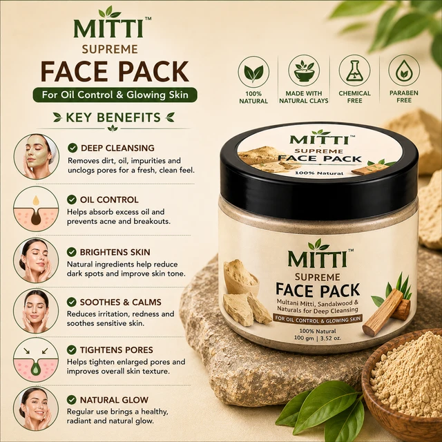 Mitti Supreme Face Pack