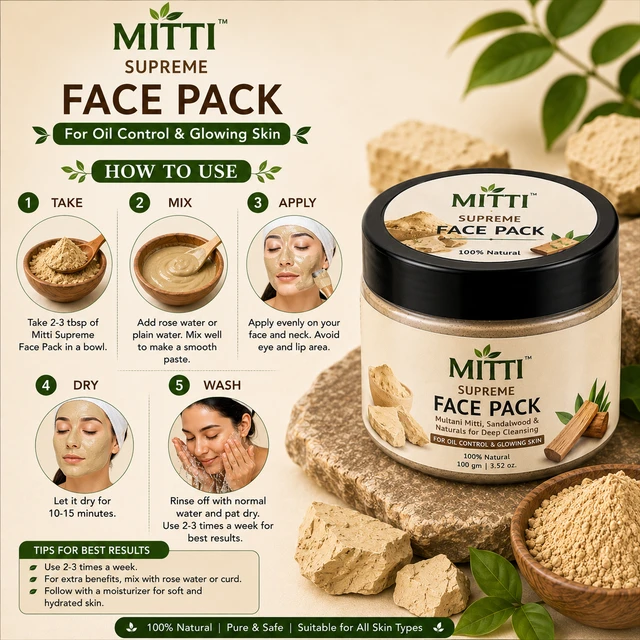 Mitti Supreme Face Pack