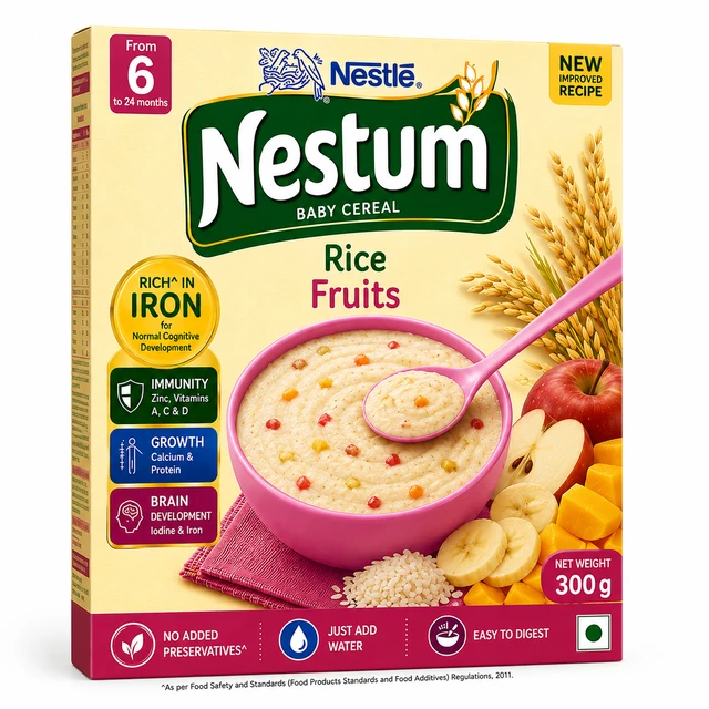 Nestle Nestum Rice Fruits - 300 g