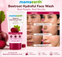 Mamaearth Beetroot Hydraful Face Wash - 100 ML