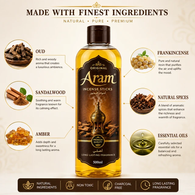 Original Aram Incense Sticks - 500 mL