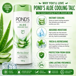 POND’S Aloe Cooling Talc - 100 g