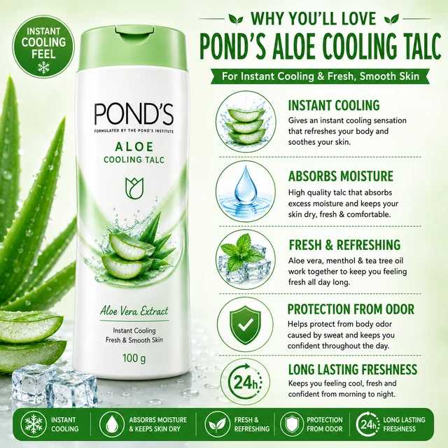 POND’S Aloe Cooling Talc - 100 g