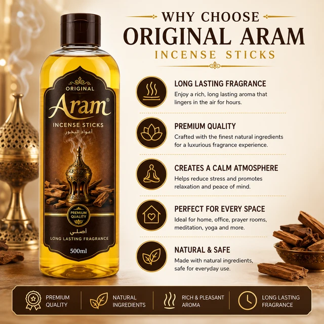 Original Aram Incense Sticks - 500 mL