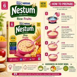 Nestle Nestum Rice Fruits - 300 g