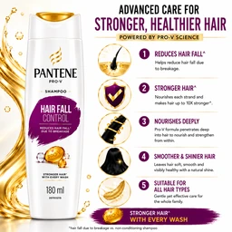 Pantene Hair Fall Control Shampoo - 340 ML