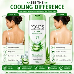 POND’S Aloe Cooling Talc - 100 g
