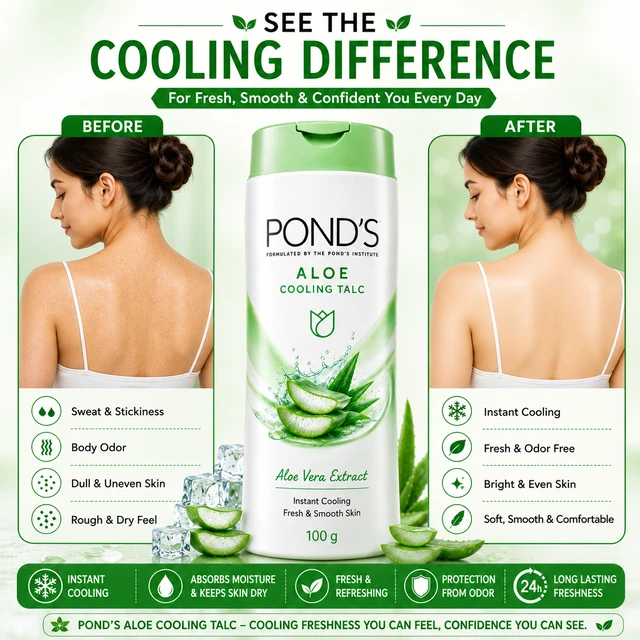 POND’S Aloe Cooling Talc - 100 g