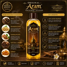 Original Aram Incense Sticks - 500 mL