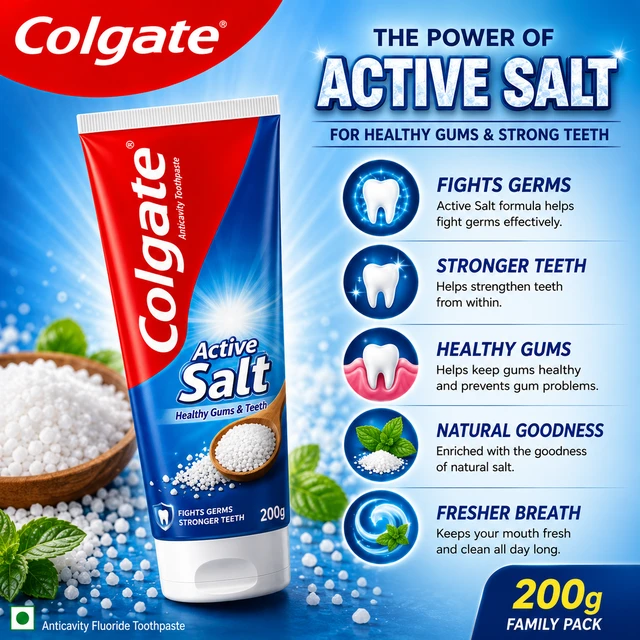 Colgate Active Salt Toothpaste - 200 g