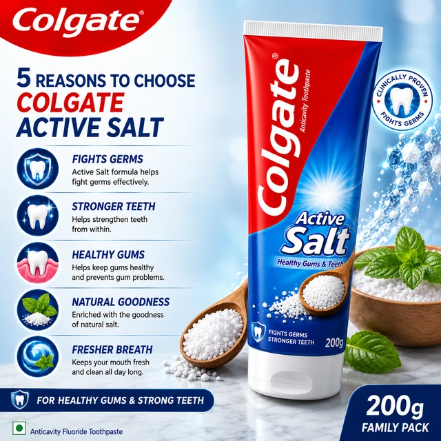 Colgate Active Salt Toothpaste - 200 g