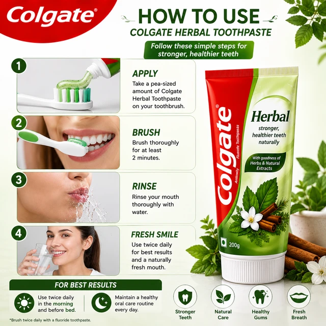 Colgate Herbal Toothpaste - 200 g
