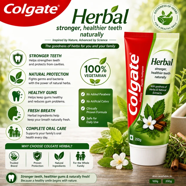 Colgate Herbal Toothpaste - 200 g