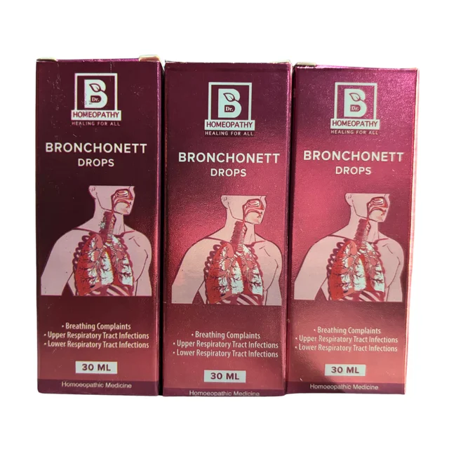 Burnett Bronchonett Drops 30 ml - Pack of 3
