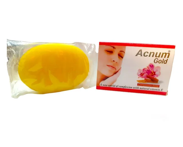 Nikir's Acnum Gold Soap 75 gms-Pack Of 3