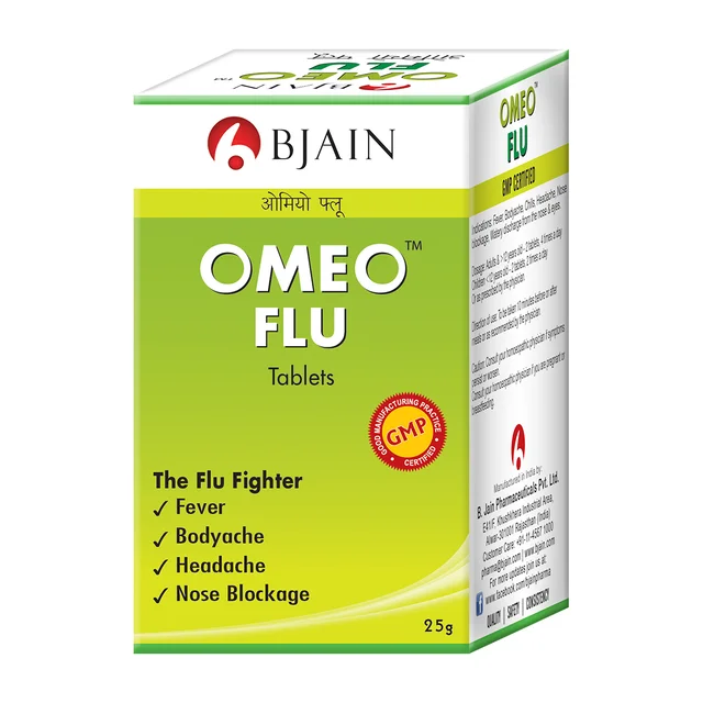 Omeo Flu Tablets 25 Gms - Pack of 2
