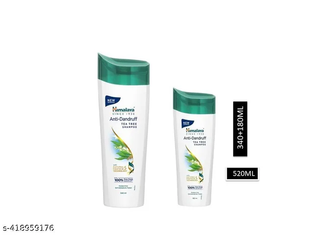 HIMALAYA ANTI DANDRUFF TEA TREE SHAMPOO 340ML+ HIMALAYA TEA TREE SHAMPOO 180ML