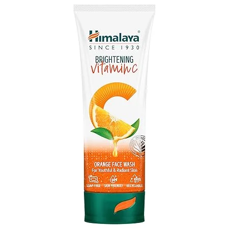 HIMALAYA BRIGHTNING VITAMIN C ORANGE FACE WASH 100ML
