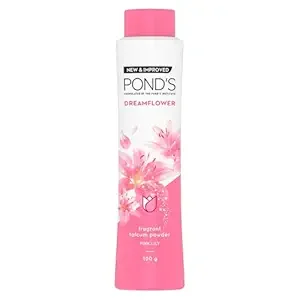 PONDS DREAMFLOWER FRAGRANT TALCUM POWDER 100G