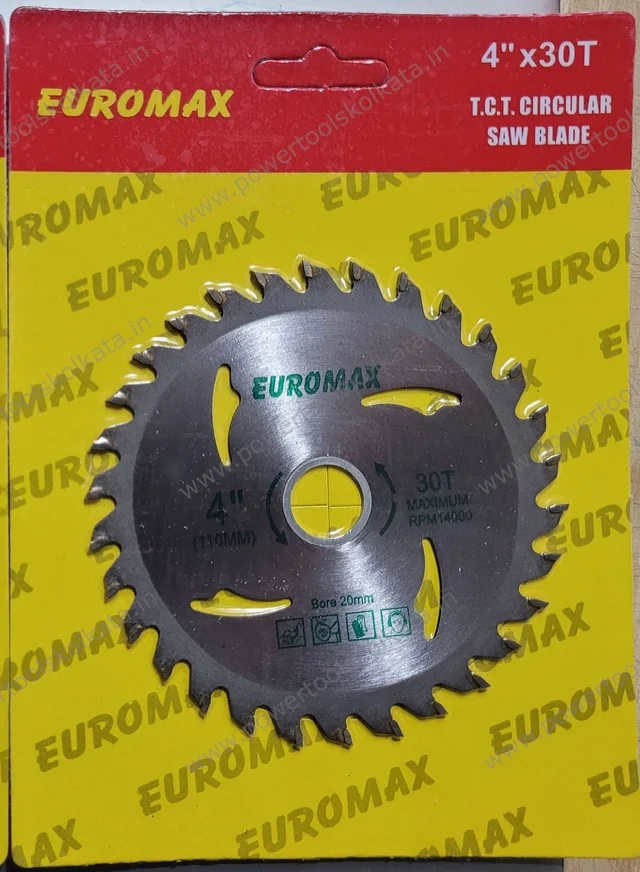 Euromax - Tct Circular Saw Blade  4" X 40T