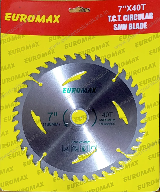 Euromax - Tct Circular Saw Blade  7" - 7" X 40T