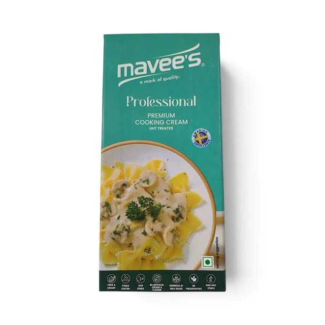 mavee's MAVEE'S PREMIUM COOKING CREAM (PACK OF 12 PCS) - 1 Ltr.
