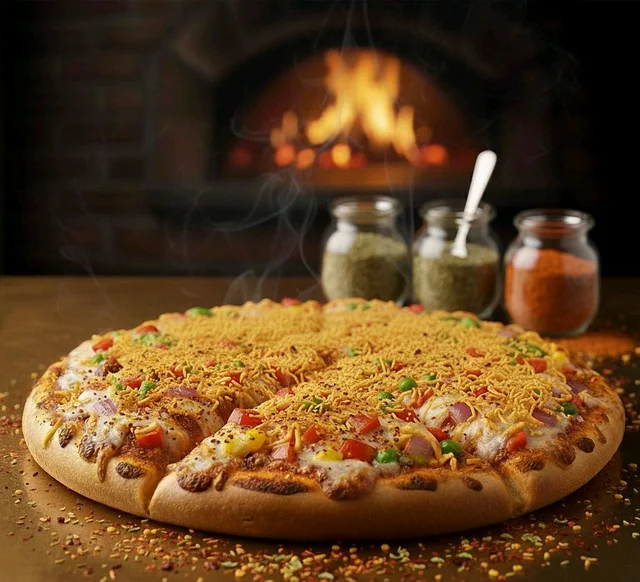 Mix Veg Spicy Bhujia Pizza