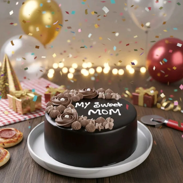 Classic Chocolate Truffle Cake