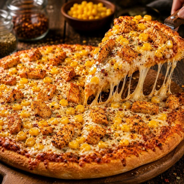 Chicken Corn Pizza