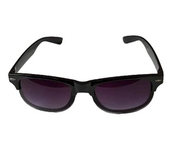 Black Frame and Dark Blue Sunglass
