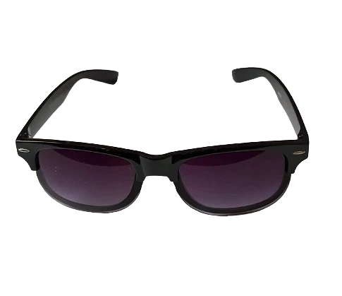 Black Frame and Dark Blue Sunglass