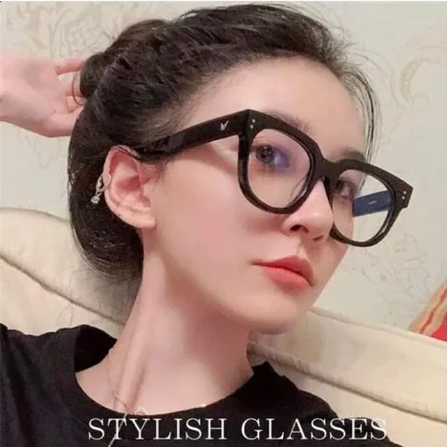 Square Design Blue Rays Reduction Zero Power Computer Glass for Men and Women