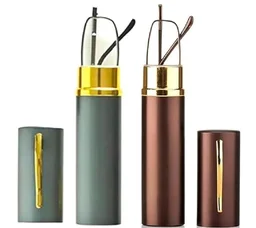 Pen type Reading Glasses for men and women pack of 2 in Assorted Colours - +1.50